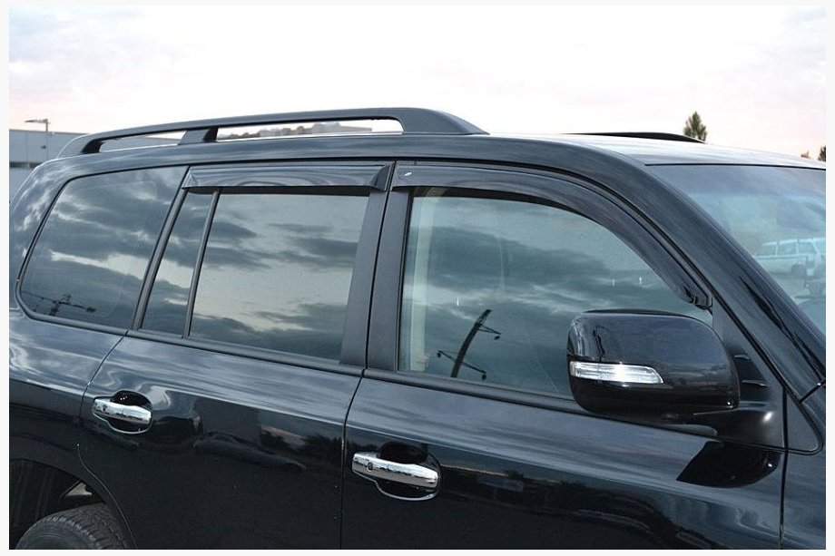 Lexus LX570/450d 2008–2022 Sānu logu vēja deflektori 8 cm (4 gab., Cobra) Image
