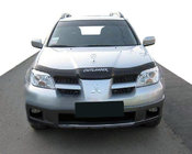 Mitsubishi Outlander 2001–2006 Motora pārsega deflektors logo 2001-2006 (SIM) foto 1