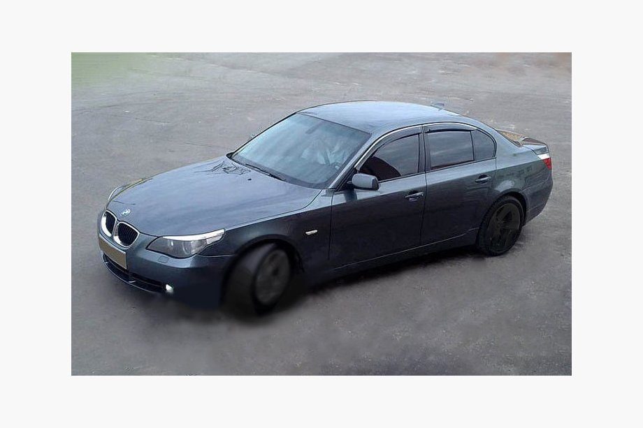 BMW 5. sērija E60/E61 2003–2010 Logu deflektori (4 gab., SIM hroms) Image
