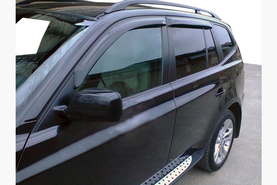 BMW X3 E83 2003–2010 Logu vēja deflektori (4 gab., SIM) Image