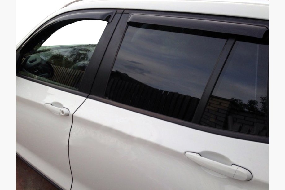 BMW X3 F25 2011–2018 Logu vēja deflektori (4 gab., SIM) Image