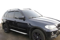 BMW X5 E70 2007–2013 Logu vēja deflektori (4 gab., SIM) foto 1