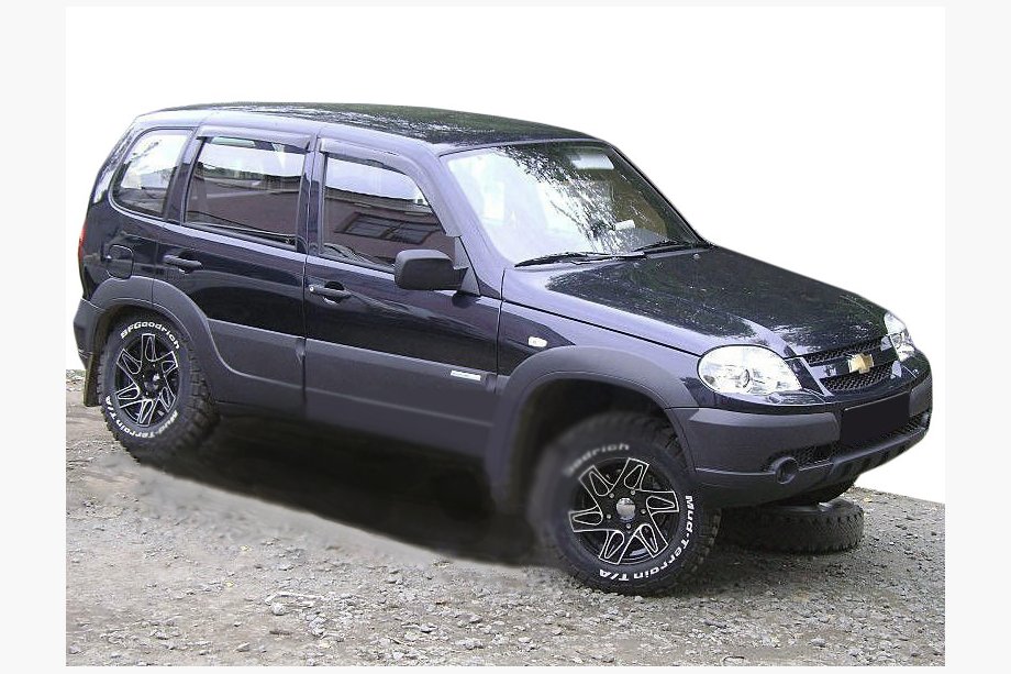Chevrolet Niva 1998–2020 Logu vēja deflektori (4 gab., SIM) Image