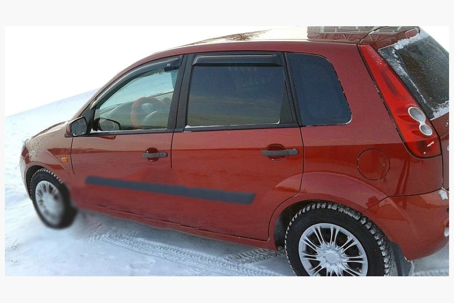 Ford Fiesta 2002–2008 Logu vēja deflektori (4 gab., SIM) Foto 1