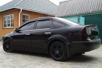 Ford Focus II 2005–2008 Logu vēja deflektori SD/HB (4 gab., SIM) foto 1