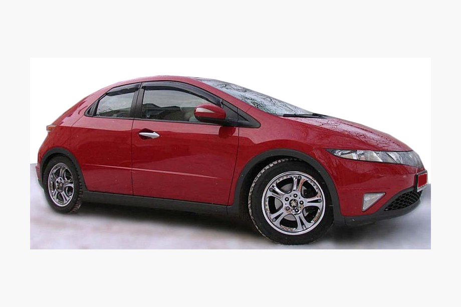 Honda Civic Sedan VIII 2006–2011 Logu vēja deflektori (4 gab., SIM) Image
