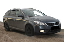 Kia Ceed 2007–2012 Logu deflektori HB (4 gab., SIM) foto 1