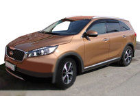 Kia Sorento III UM 2014–2020 Logu vēja deflektori (4 gab., SIM) foto 1
