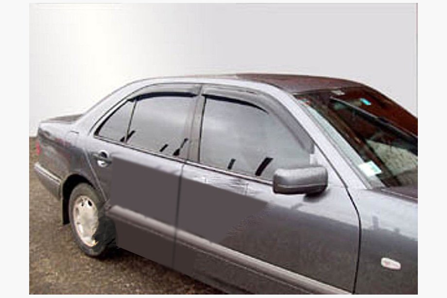 Mercedes E-class W210 1995–2002 Logu vēja deflektori SD (4 gab., SIM) Image