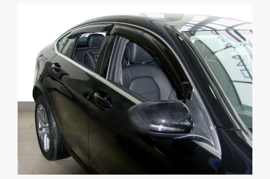 Mercedes GLC Coupe C253 2016–2023 Logu vēja deflektori (4 gab., SIM) Image