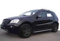 Mercedes ML W164 2005–2011 Logu vēja deflektori (4 gab., SIM) foto 1