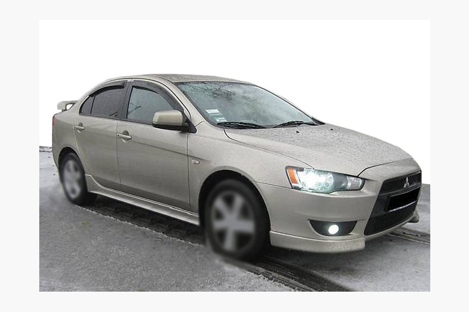 Mitsubishi Lancer X 2008– Logu vēja deflektori (4 gab., SIM) Image