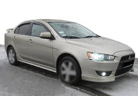 Mitsubishi Lancer X 2008– Logu vēja deflektori (4 gab., SIM) foto 1