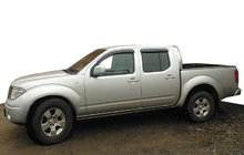 Nissan Navara 2006–2015 Logu vēja deflektori (4 gab., SIM) foto 1