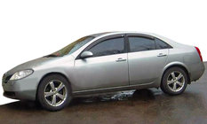 Nissan Primera P12 2002–2007 Logu vēja deflektori (4 gab., SIM) foto 1