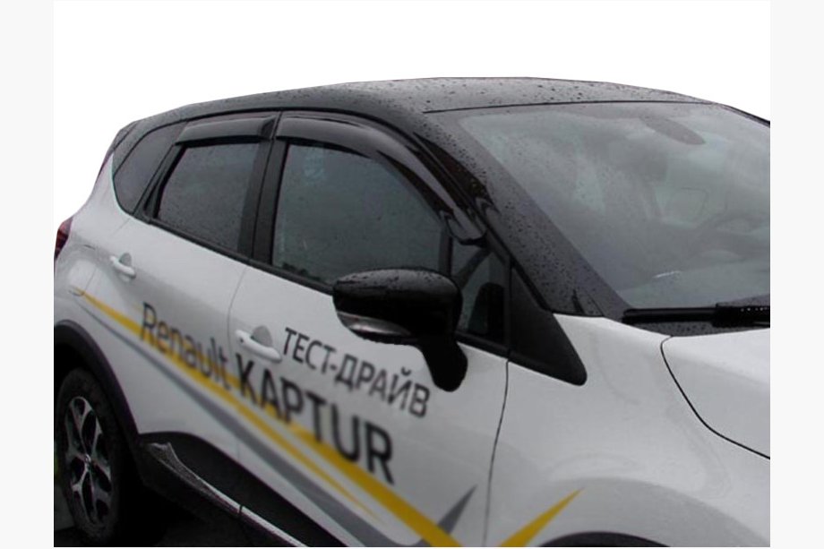 Renault Captur 2013–2019 Logu vēja deflektori (4 gab., SIM) Image