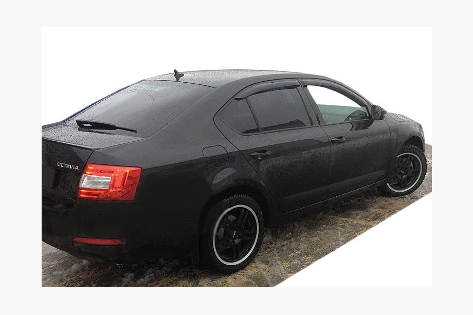 Skoda Octavia III A7 2013–2019 Logu vēja deflektori LiftBack (4 gab., SIM) Image