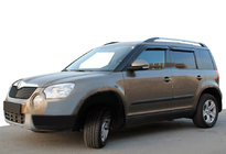 Skoda Yeti 2009–2017 Logu vēja deflektori (4 gab., SIM) foto 1