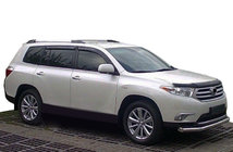 Toyota Highlander 2008–2013 Logu vēja deflektori (4 gab., SIM) foto 1
