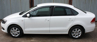 Volkswagen Polo 2010–2017 Logu vēja deflektori SD (4 gab., SIM) foto 1