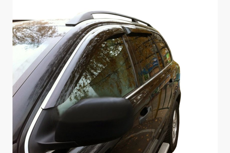 Volvo XC90 2002–2014 Logu deflektori hromēti (4 gab., SIM) Image
