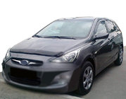 Hyundai Accent 2011–2017 Kapota deflektors 2010-2014 (SIM) foto 1