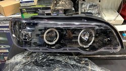 BMW X5 E53 1999–2006 Priekšējie lukturi (2 gab., tumši) foto 1