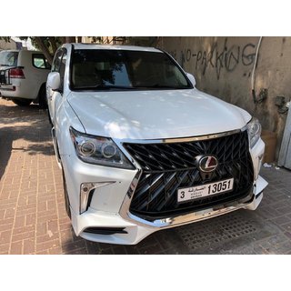 Priekšējais bamperis 2008-2015 facelift stilā (krāsošanai) Lexus LX570/450d 2008–2022 foto 2