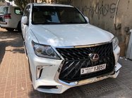 Lexus LX570/450d 2008–2022 Priekšējais bamperis 2008-2015 facelift stilā (krāsošanai) foto 2