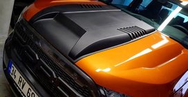 Ford Ranger 2011–2022 Motora pārsega uzlika V1 (ABS) foto 1