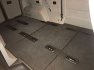 Volkswagen T5 2010–2015 EVA V1 grīdas paklāji (garā bāze, pilns salons, melni) foto 1