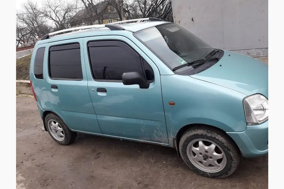 Opel Agila 2000–2007 Hromēti jumta reliņi Image