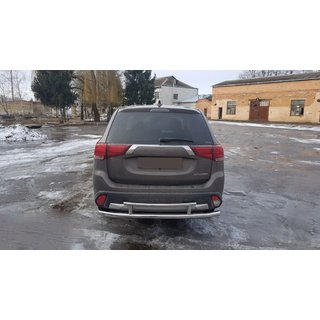Aizmugurējais aizsargstienis AK004-2 (nerūsējošais tērauds) foto 4