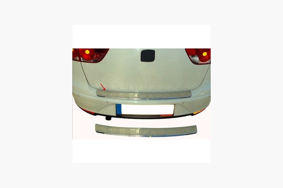 Seat Altea 2004–2015 OmsaLine aizmugurējā bufera aizsarguzlika (XL, nerūsējošais tērauds) Image