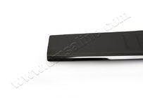 Nissan Qashqai 2007–2010 Aizmugurējā bufera uzlika melns hroms (nerūsējošais tērauds) foto 1
