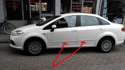 Fiat Linea 2006–2018 Plastmasas durvju moldingi (kompl.) foto 1