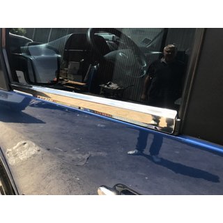 Logu stikla apmale (2 gab., nerūsējošais tērauds) Mercedes Vito W638 1996–2003 foto 3