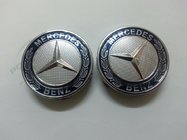Mercedes GLE/ML class W166 2011–2018 Centrālie disku vāciņi oriģinālajiem diskiem 71 mm (zili, 4 gab.) foto 1