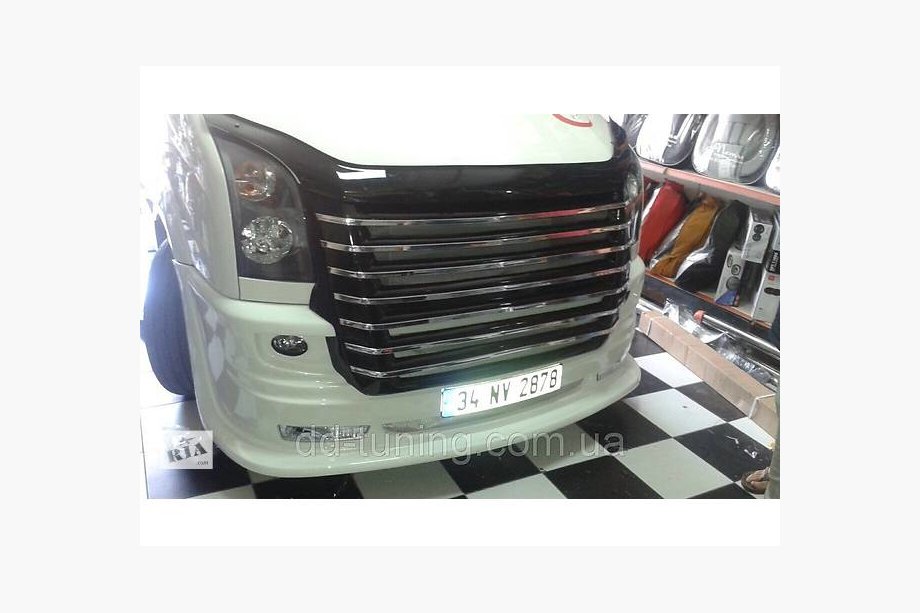 Volkswagen Crafter 2006–2016 Priekšējais bamperis 2012↗ (USA stils, krāsošanai) Image