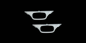 Audi A6 C6 2004–2011 Pagrieziena rādītāja apmale (2 gab., plastmasa) foto 1
