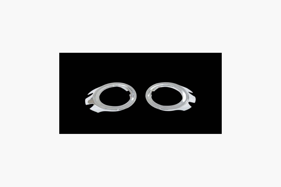 Audi A6 C6 2004–2011 Hromēti uzlikas miglas lukturiem (2 gab., plastmasa) Image