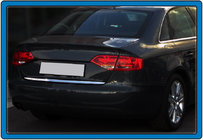 Audi A4 B8 2007–2015 Bagāžnieka malas uzlika (sedans, nerūsējošais tērauds) foto 1