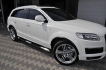 Audi Q5 2008–2017 Sānu aizsargcaurules (2 gab., nerūsējošais tērauds) foto 1