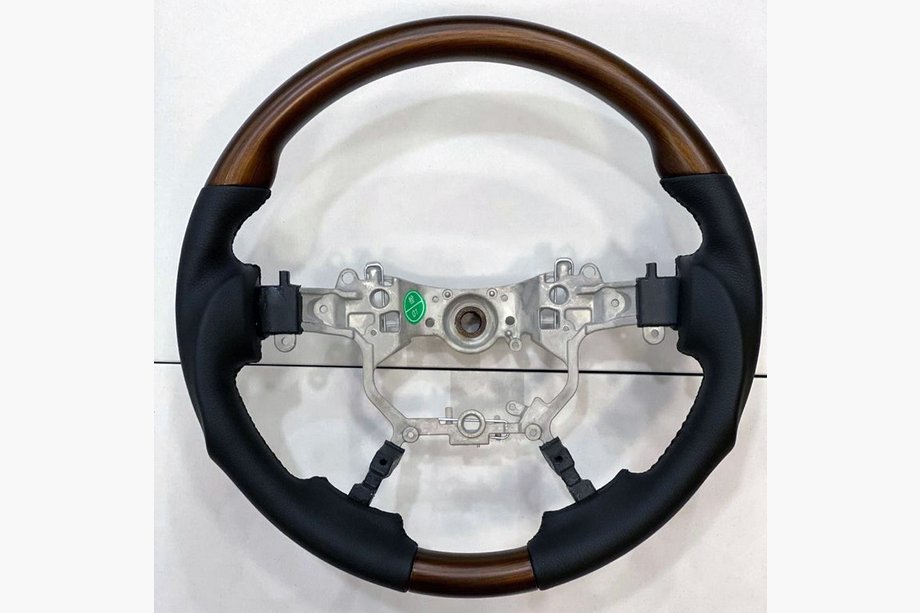 Toyota Land Cruiser 200 2007–2021 Stūres rata aplis (anatomisks, gaišs koks) Image
