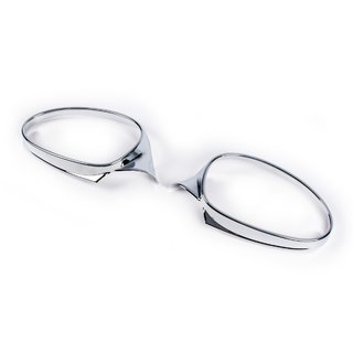 Hromēti spoguļu uzlikas 2005-2008 (2 gab., ABS) BMW 3. sērija E90/E91 2005–2011 foto 2