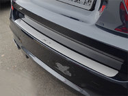 BMW X3 E83 2003–2010 Aizmugurējā bufera uzlika Nataniko (2006-2010, nerūsējošais tērauds) foto 1