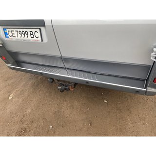 Aizmugurējā bufera uzlika (nerūsējošais tērauds) Citroen Jumper 2007–2025 foto 3