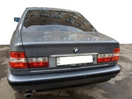 BMW 5. sērija E34 1988–1995 Hroma līste virs numura zīmes (nerūsējošais tērauds) foto 1