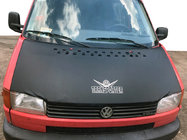 Volkswagen T4 Transporter 1990–2003 IZPĀRDOŠANA! Motora pārsega pārvalks taisnam pārsegam (mākslīgā āda) foto 1