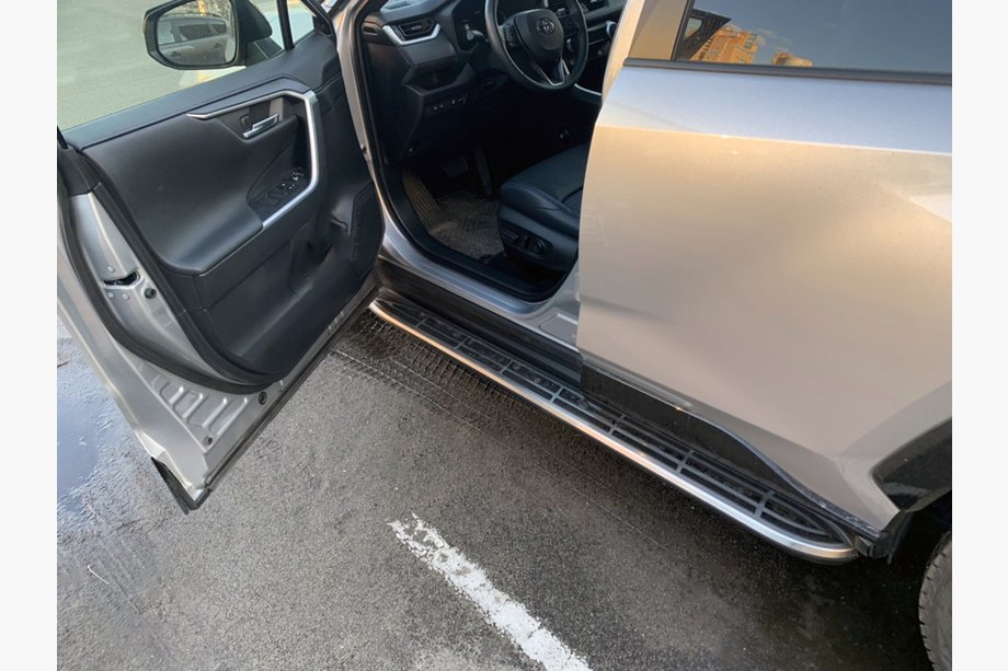 Toyota Rav 4 2019–2025 Sānu pakāpieni OEM V1A (2 gab., alumīnijs) Image